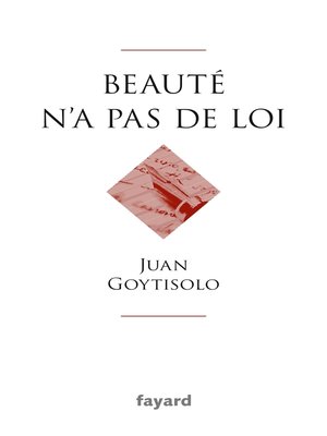 cover image of Beauté n'a pas de loi